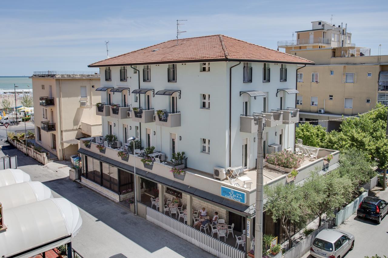 Hotel Villa Dei Gerani Rimini Exterior foto